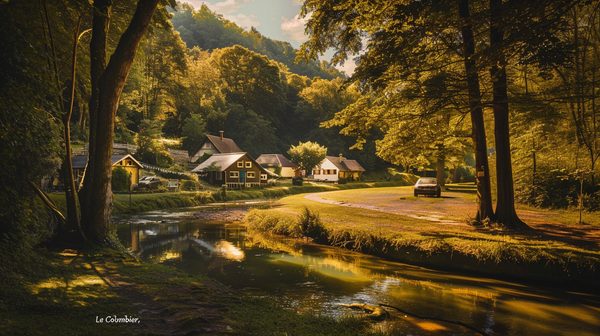 Séjour paisible en pleine nature au camping Le Colombier